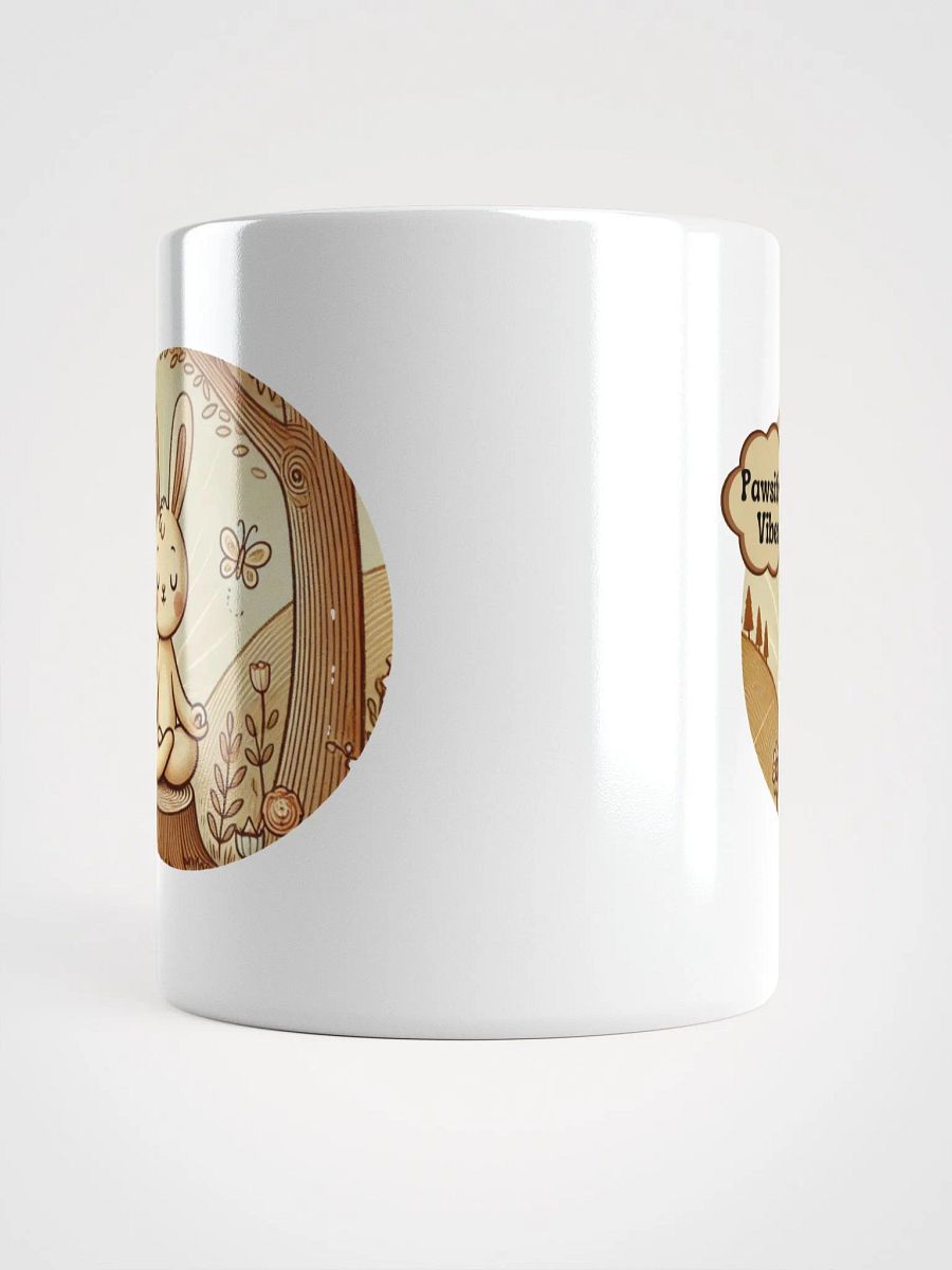 Pawsitive Vibes (White Glossy Mug) product image (4)