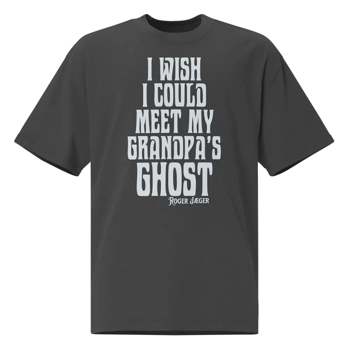 Grandpa's Ghost Black T-shirt product image (1)
