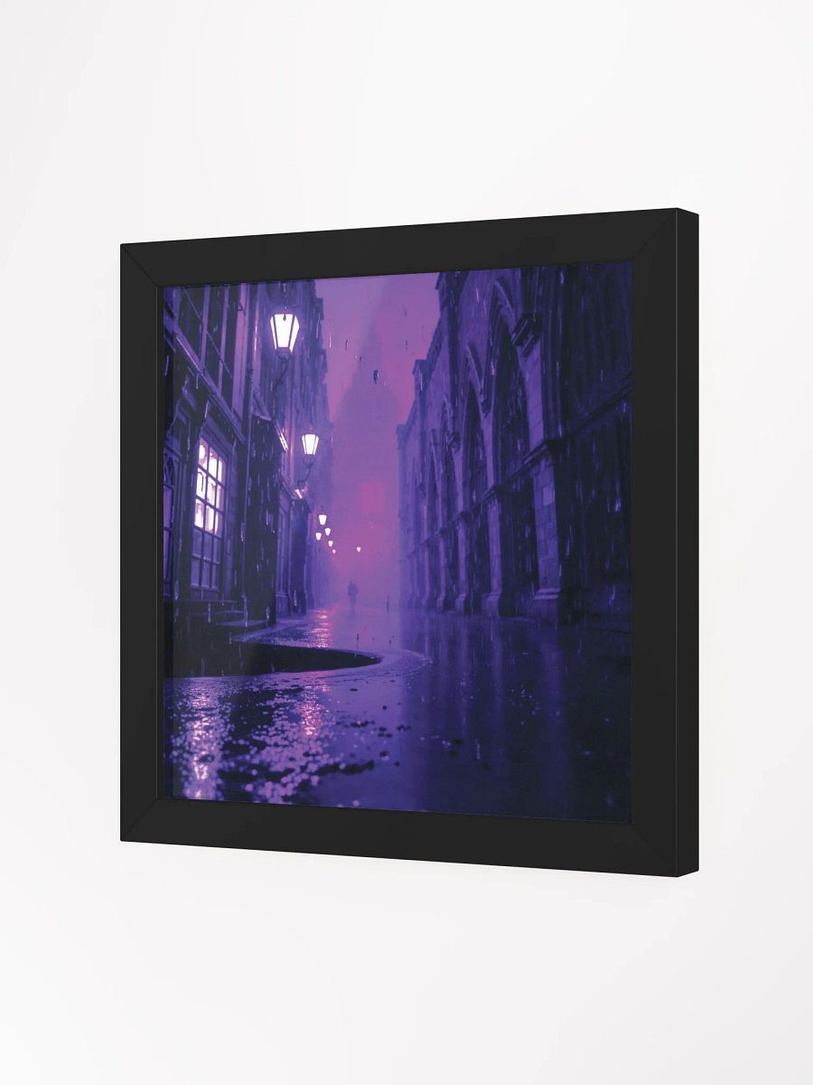 Gothic Alleyway Reflections Framed Print product image (32)