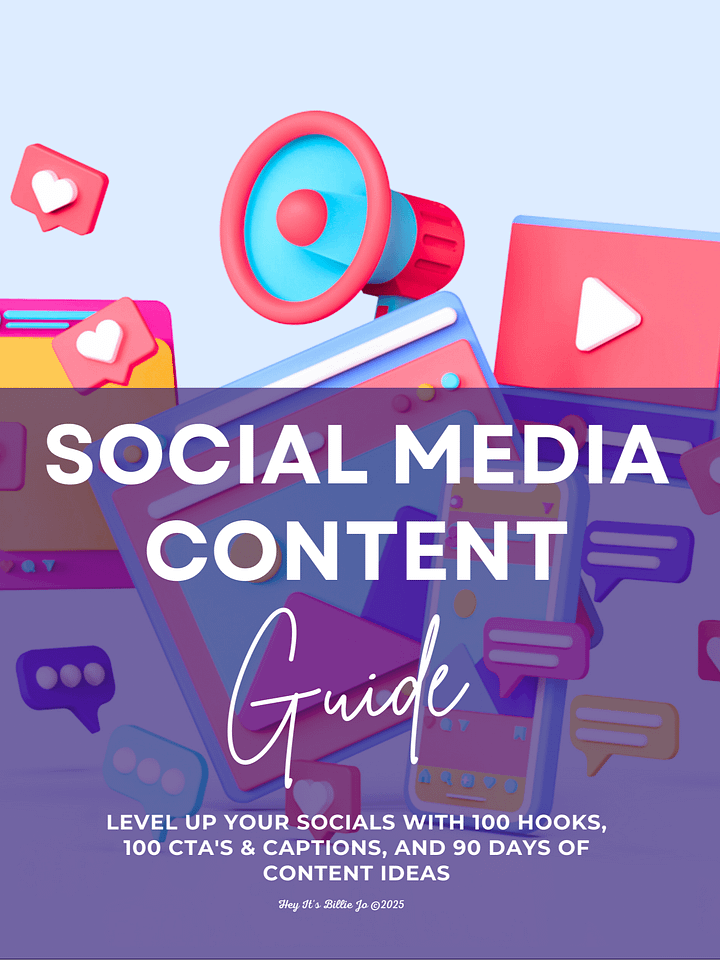 [BJ's Designs] Social Media Content Guide product image (2)