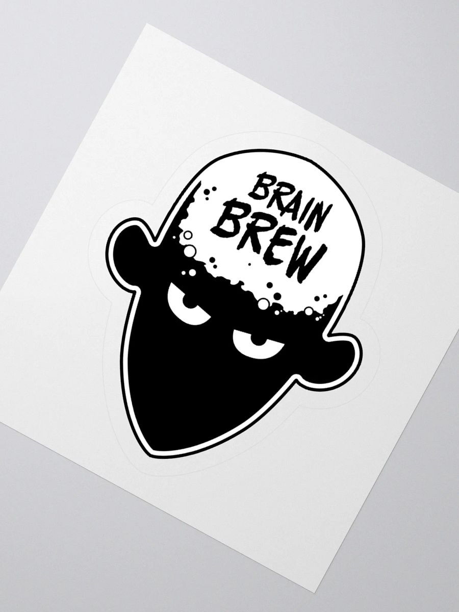 Brain Brew Student Coffee Lover Sticker product image (5)