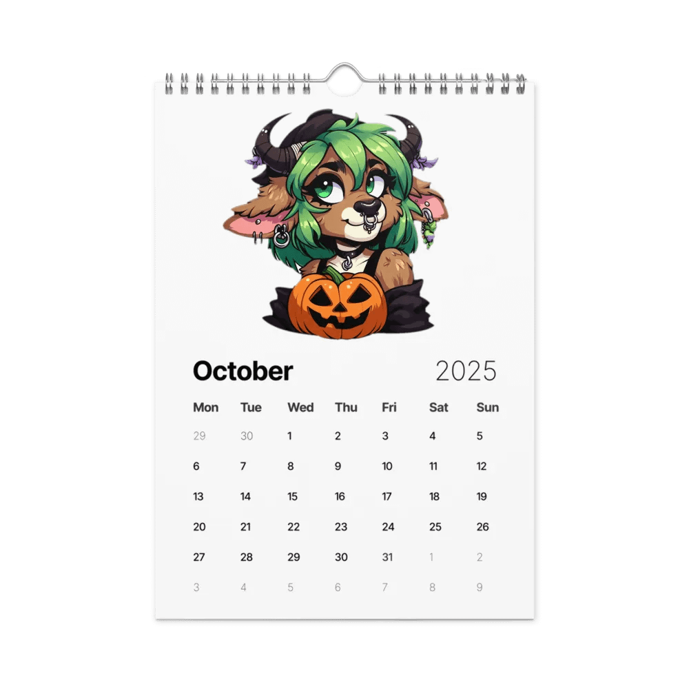 00fth3b00f 2025 Wall Calendar product image (12)