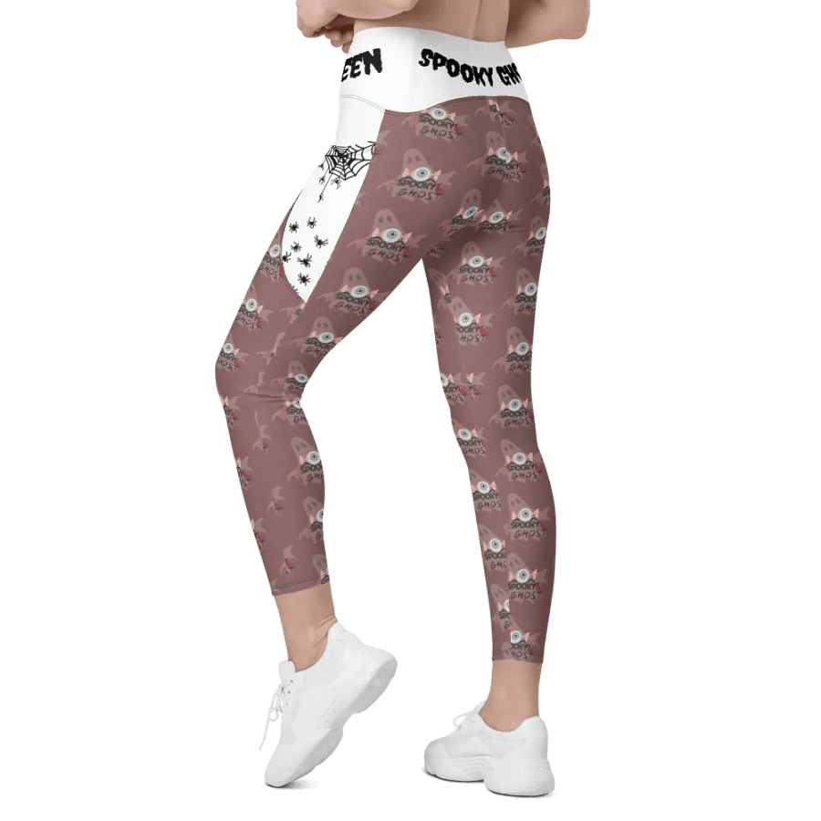 Spooky Ghost All-Over Leggings with Pockets product image (12)