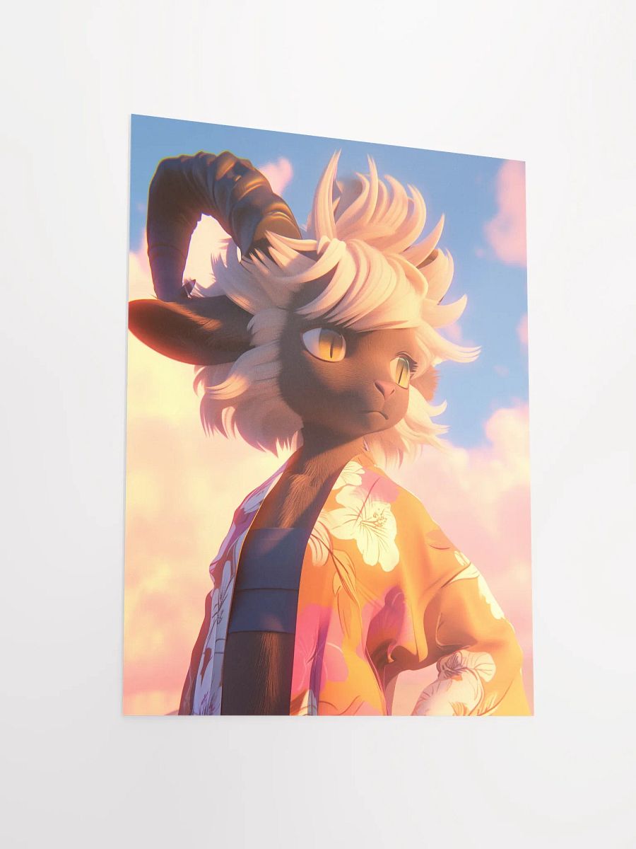 Sunrise Serenity Goat Poster product image (5)