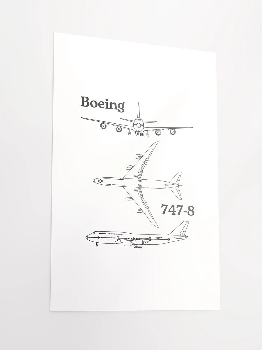 Boeing 747-8 Blueprint Poster product image (3)