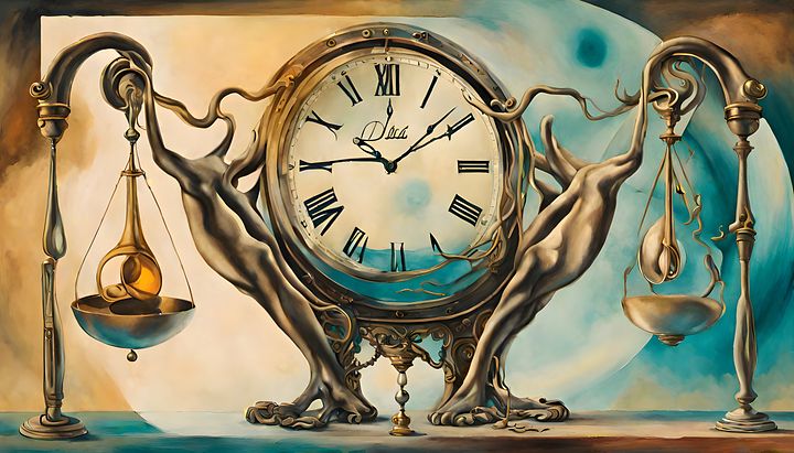Libra - Cosmic Equilibrium: Surreal Visions Unveil Libra's Elegant Duality product image (1)