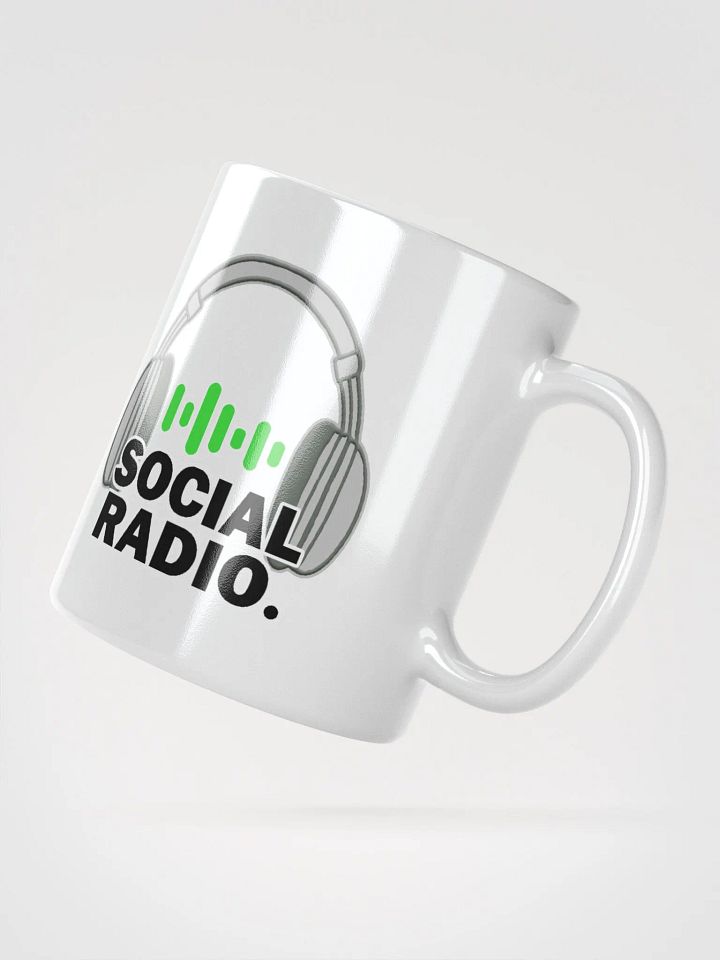 Vinyl_Sideshow Social Radio White Mug. product image (3)