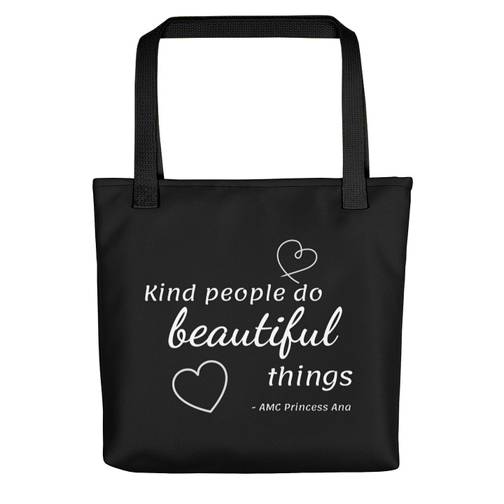 Kind people... TOTE - Black product image (1)