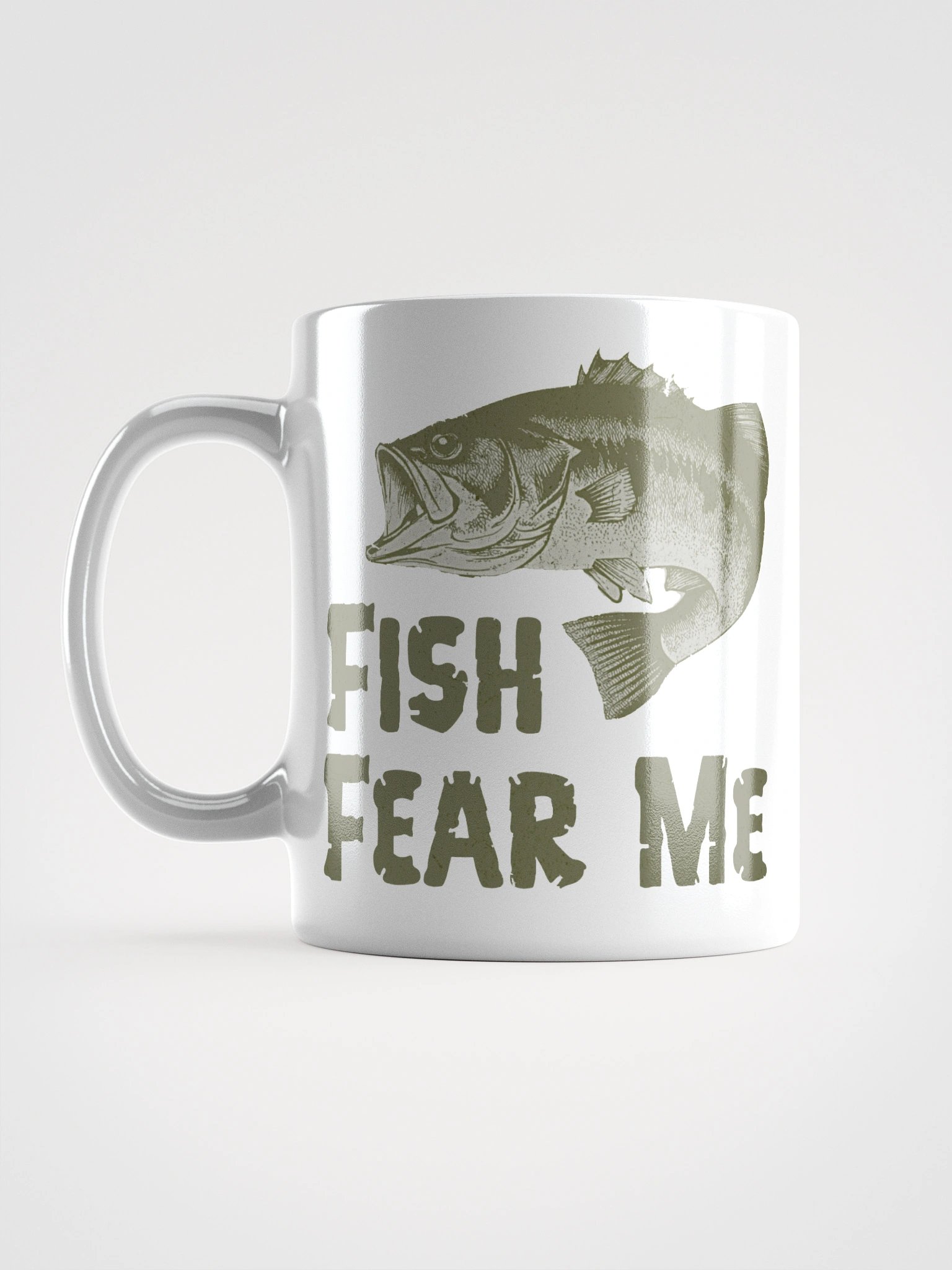FISH FEAR ME White Glossy Mug product image (16)