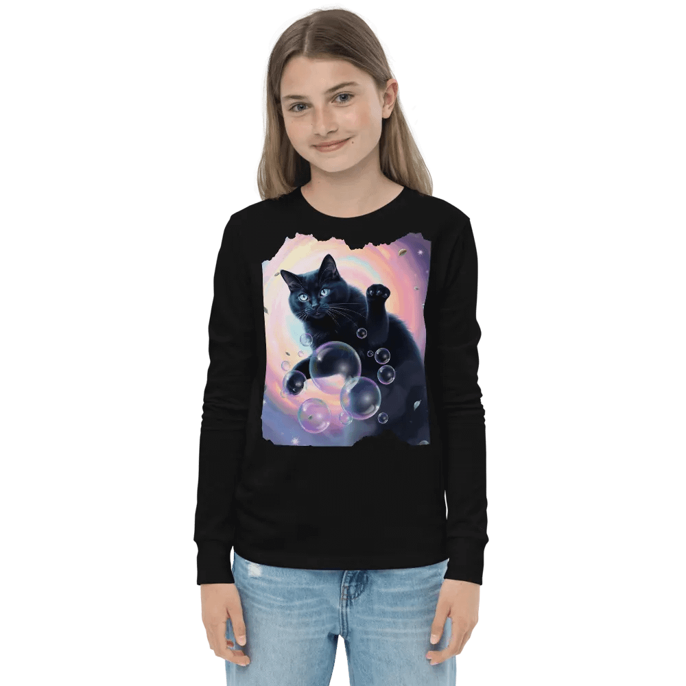 Dreamy Cat Bubble Play Long Sleeve product image (1)