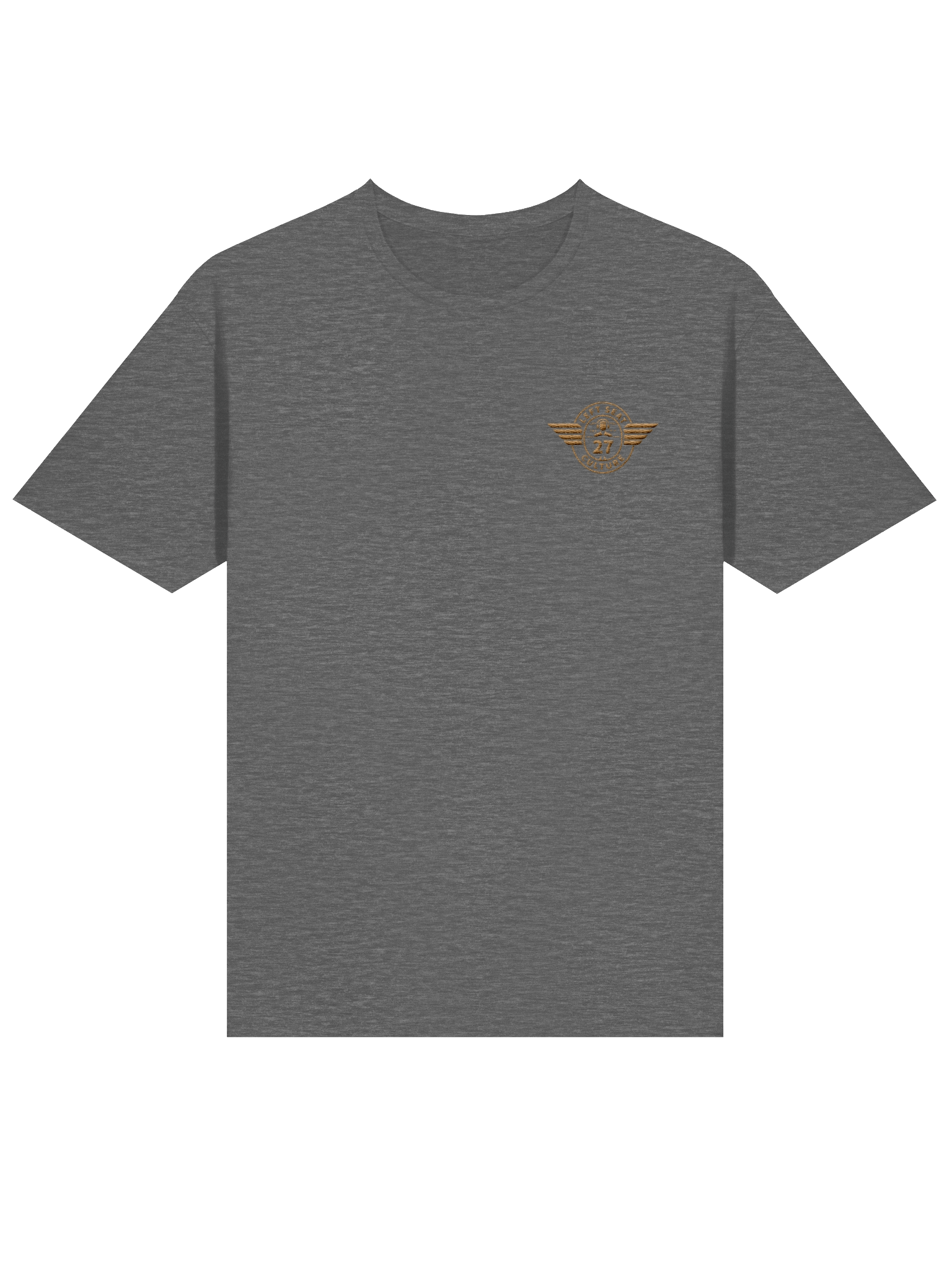 Left Seat Culture T-Shirt - Grey / Gold product image (3)