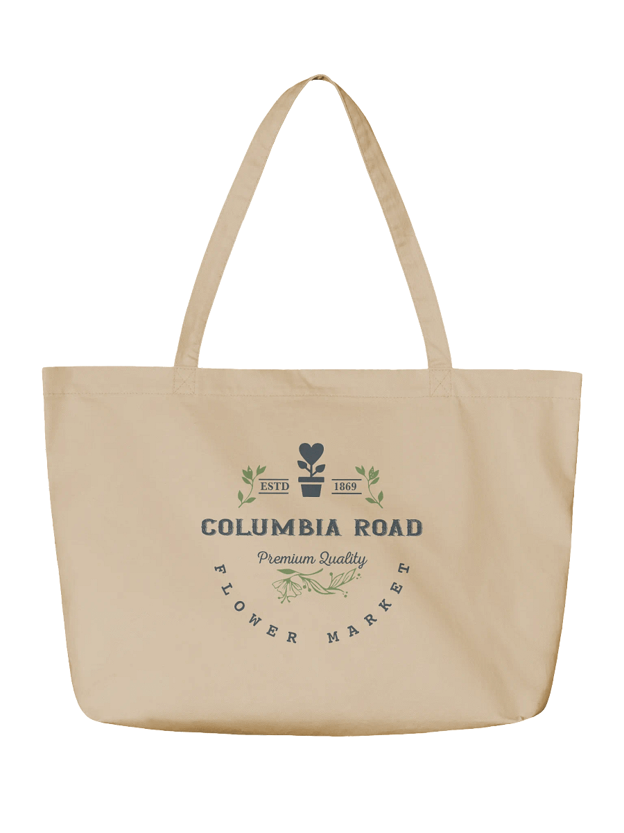 Columbia Road Market Floral Eco Organic Cotton Tote Bag product image (2)