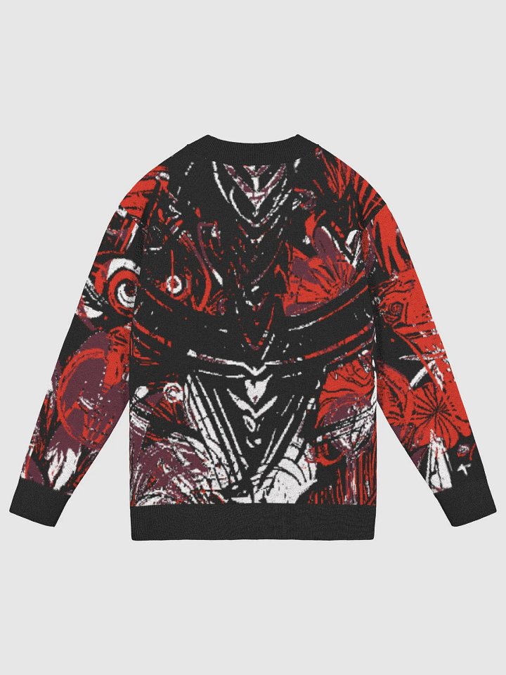 THCEOs Cardigan | Red, Black, & White Bold Merchandising by The $THCBand Underground Streetwear Brand product image (2)