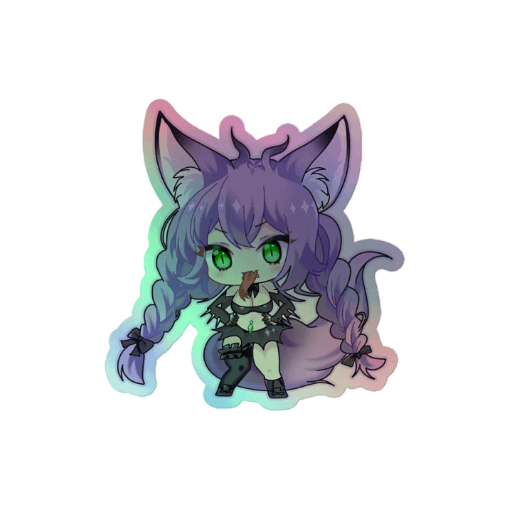 Bratalae Attitude Holographic Sticker product image (2)