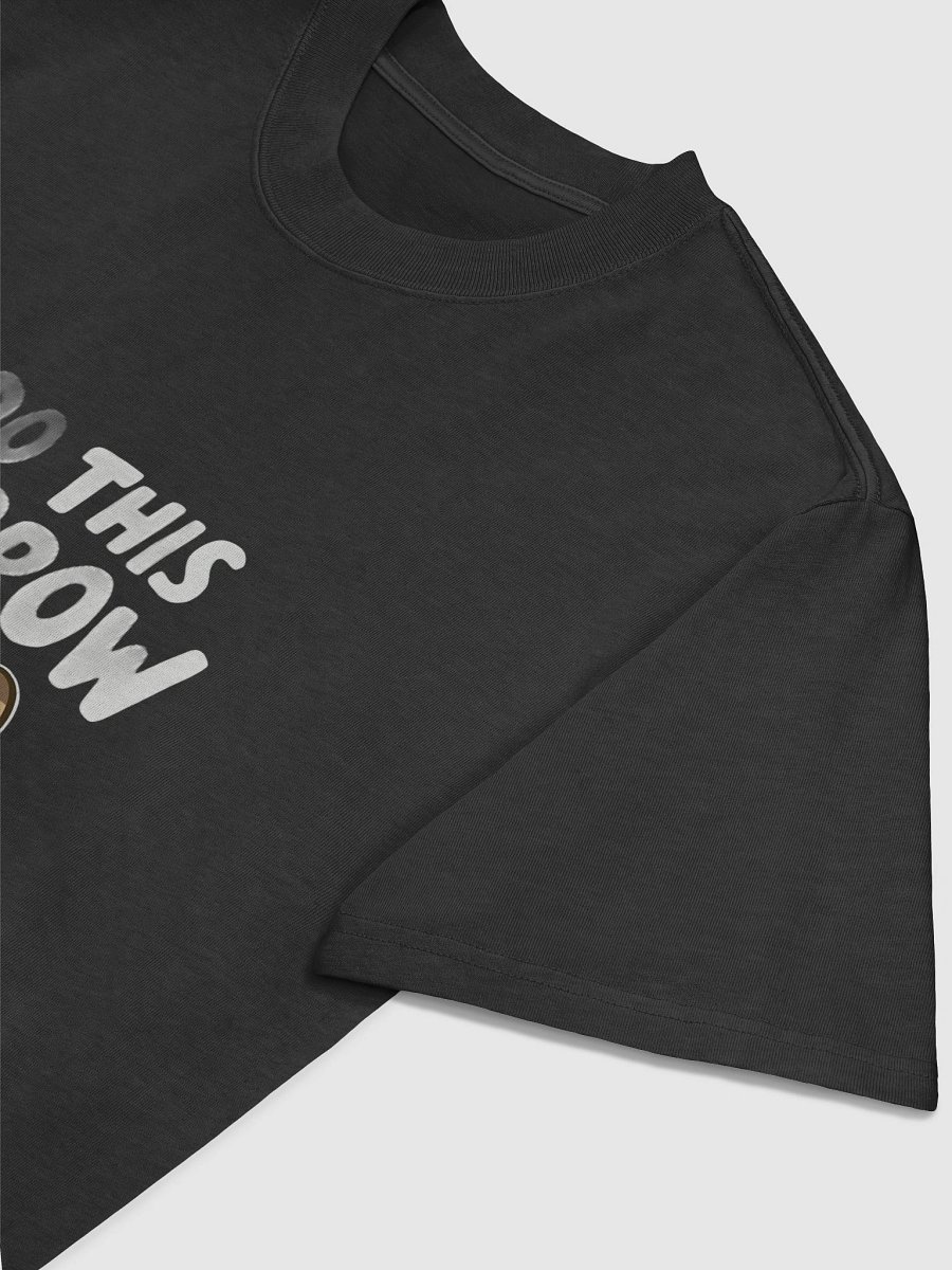 Funny Lazy Cat -'I'll Do This Tomorrow' Minimalist Procrastination Humor product image (5)