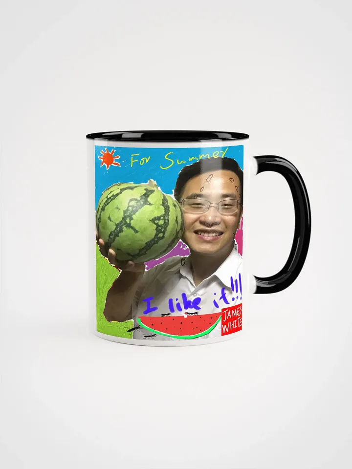 Ceramic Mug with Color Inside: watermelon product image (1)