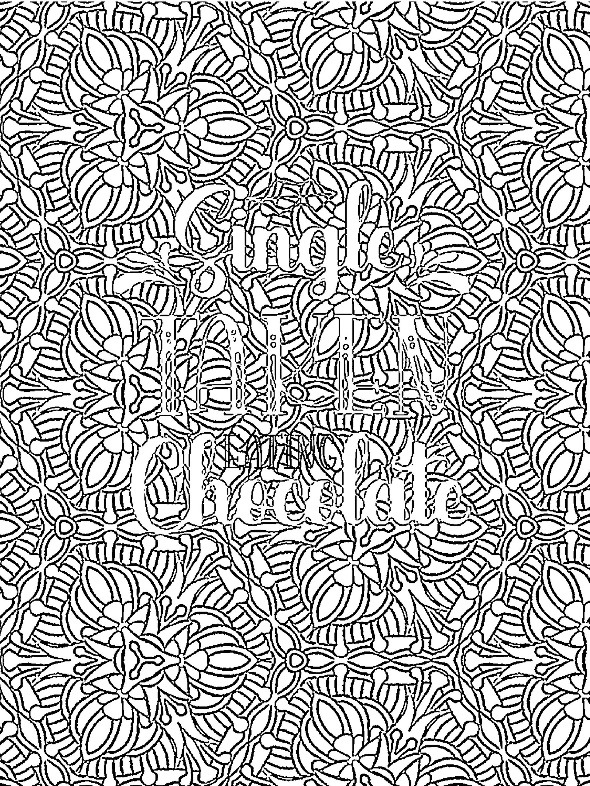 Valentine Quotes Coloring Book for Singles-Cupid Rhymes with Stupid: Funny Anti Celebration Love Slogans to Color product image (5)