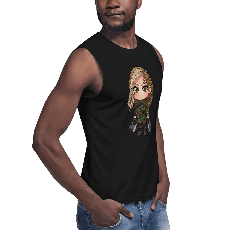 Queen Alpha Jen Character Mens Muscle Tank product image (3)