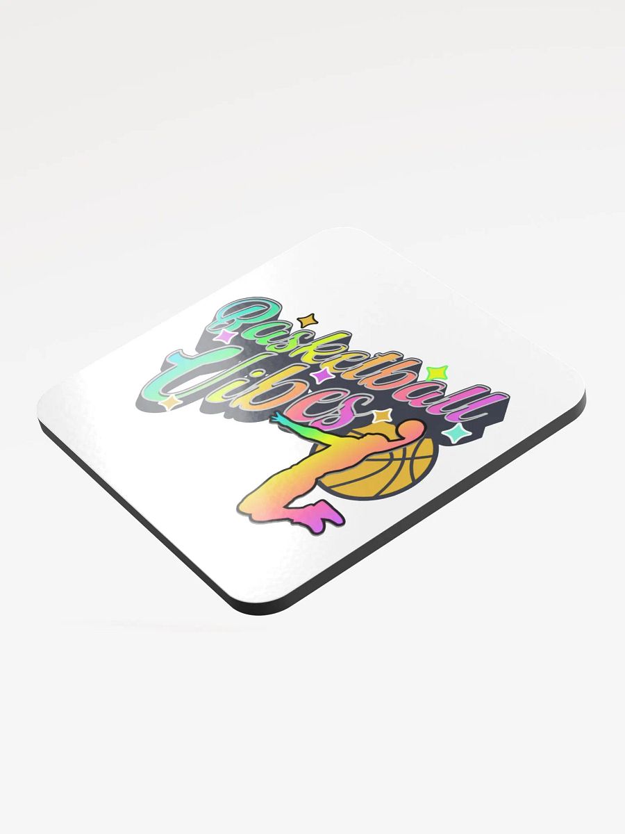 Basketball Vibes Rainbow Vibrant Slam Dunk Coaster Set product image (3)