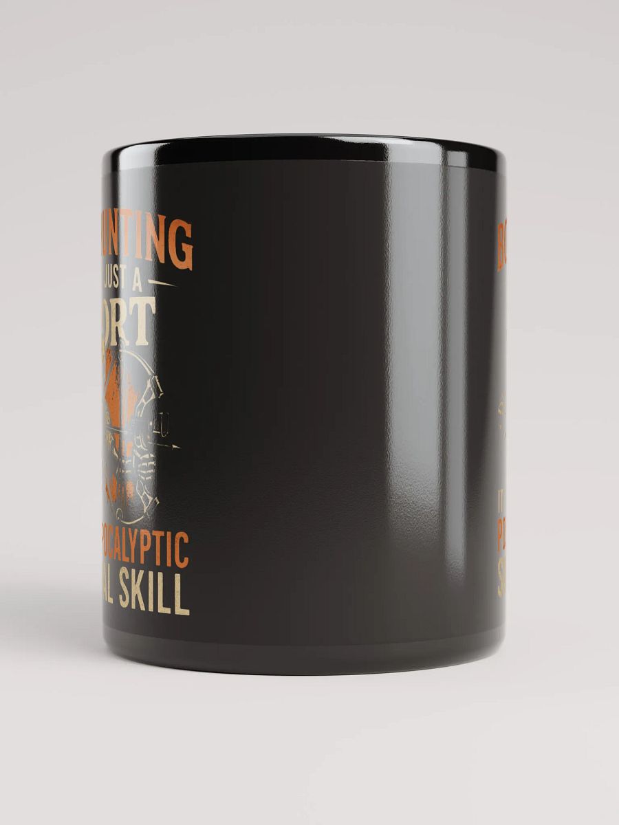 Funny Hunting Mug – Post-Apocalyptic Bowhunting Survival Skill product image (9)