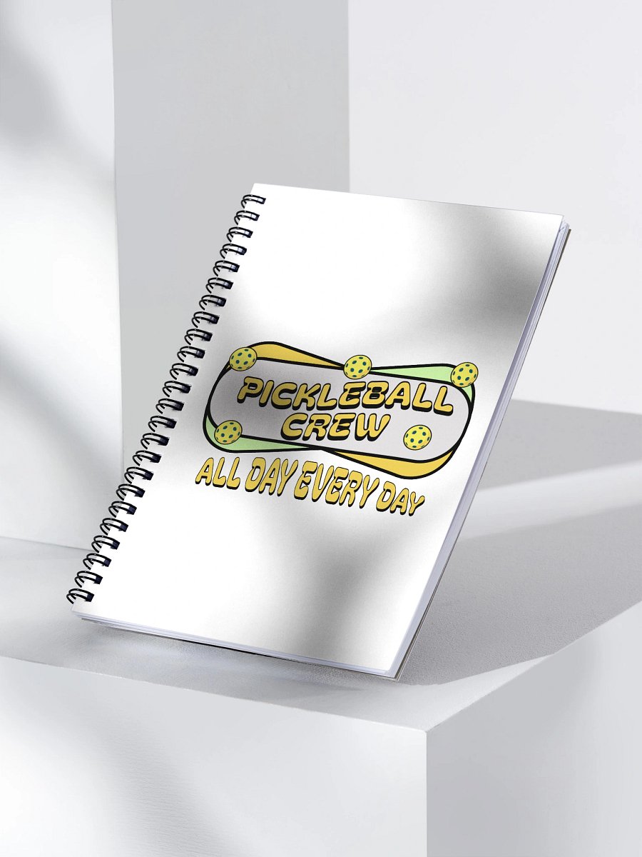 Pickleball Crew All Day Every Day Spiral Notebook product image (3)