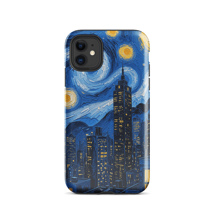 Starry Night Cityscape iPhone® Tough Case product image (47)