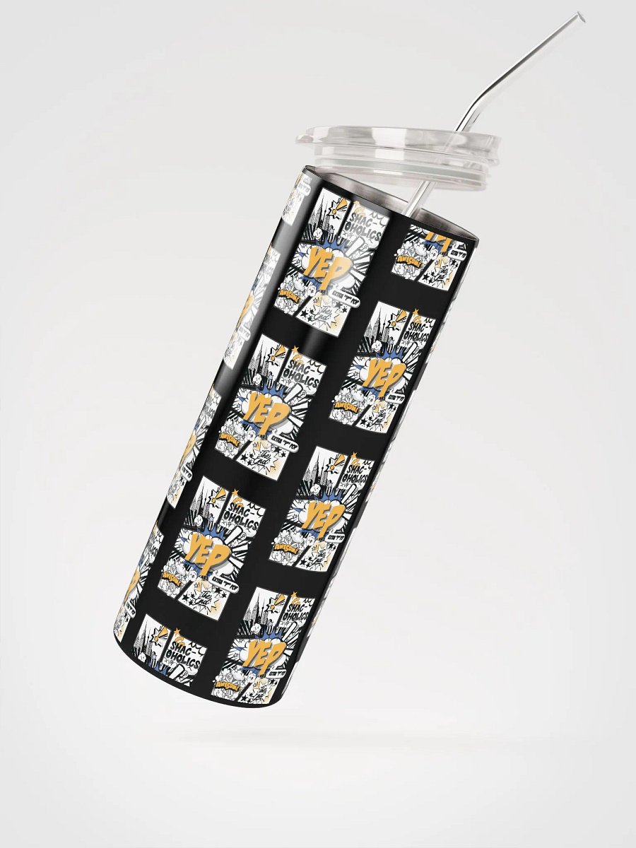 Shac-oholics Comic Blast Tumbler - Golden Yellow 
