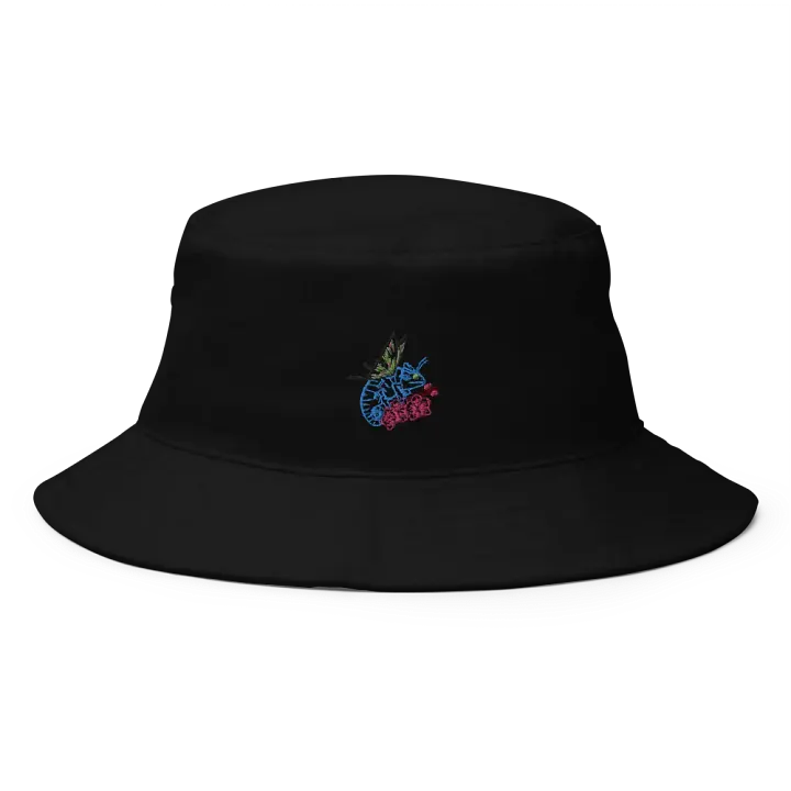 Fairy Chameleon Embroidered Bucket Hat product image (1)