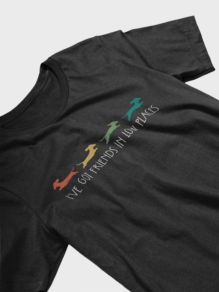 Friends in Low Places Dachshund TShirt product image (1)