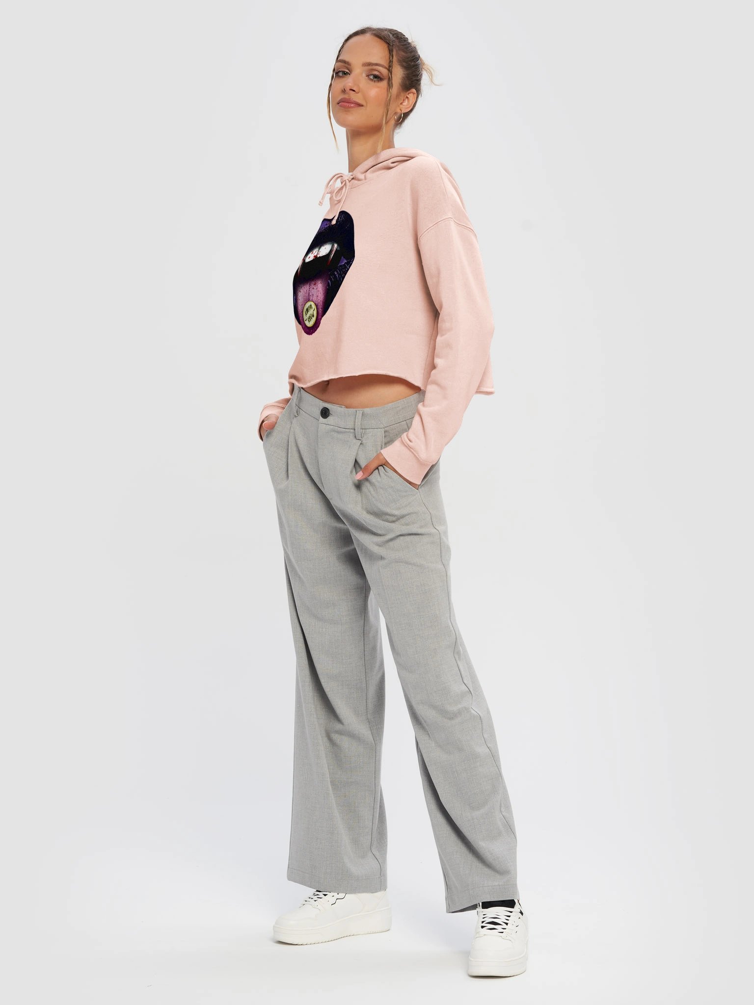 Eternal Kiss Fleece Crop Top product image (12)