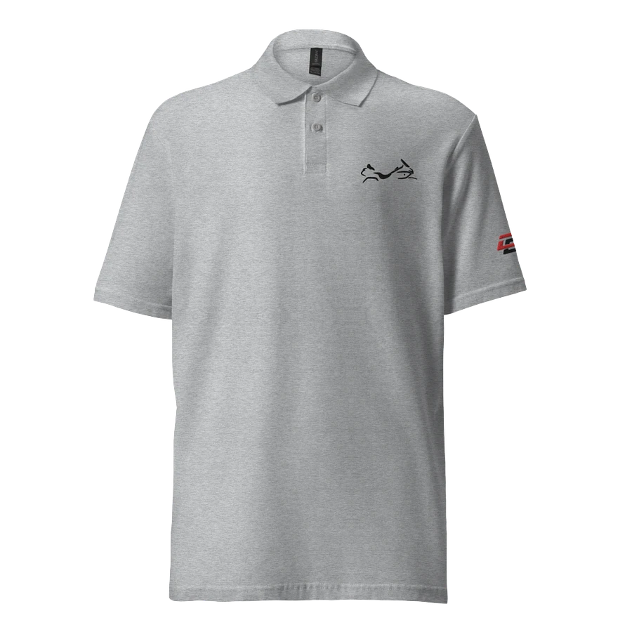 Shadow Wing Polo Shirt in White or Grey product image (2)
