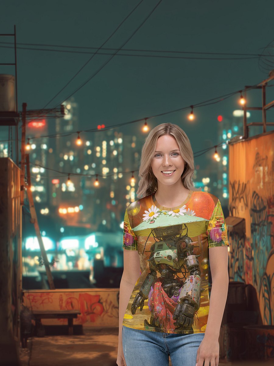Botanical Circuit – Summer Droid Vibes T-Shirt product image (1)