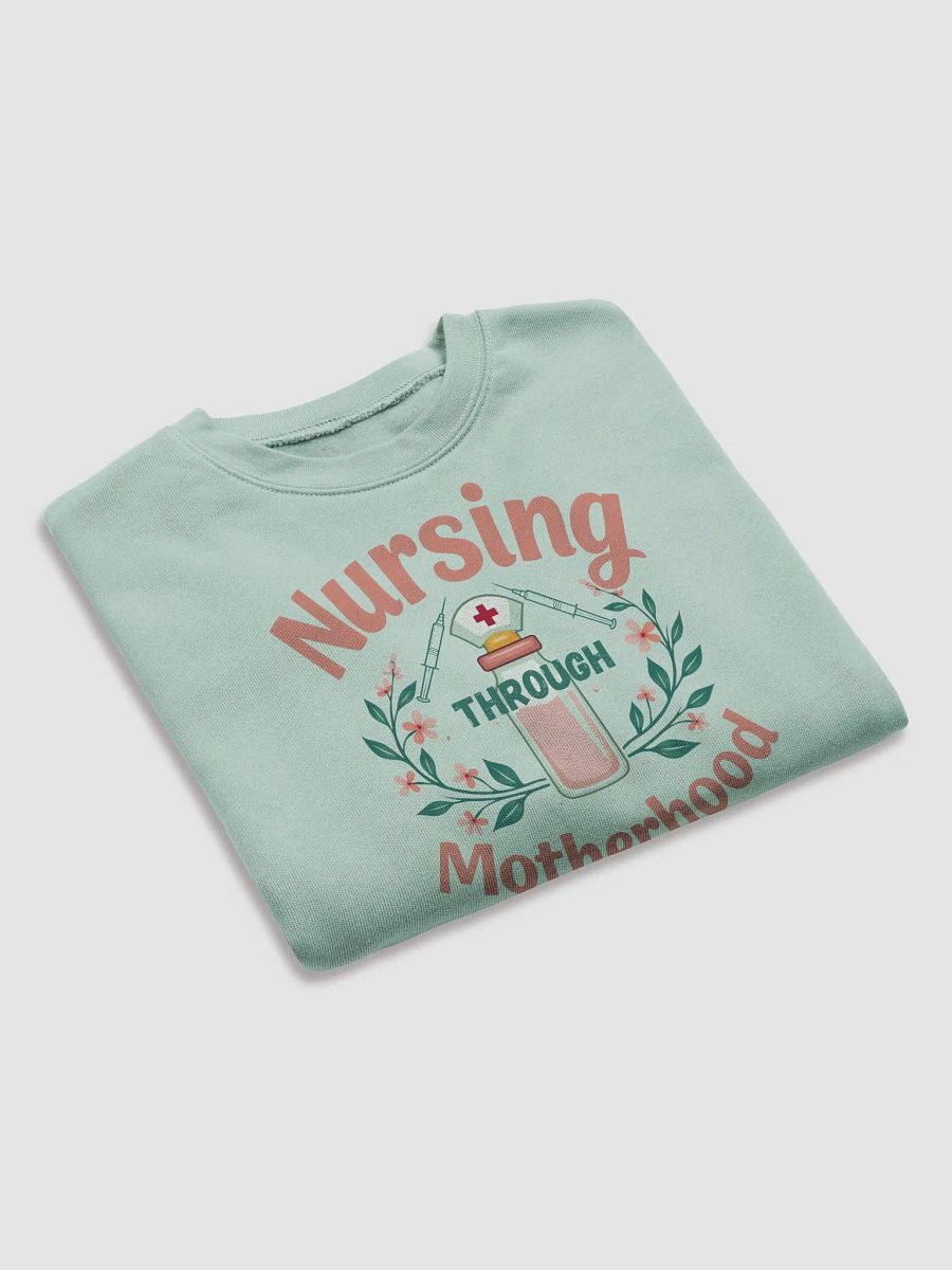 Nurse Mom Fleece Crop Sweatshirt product image (13)