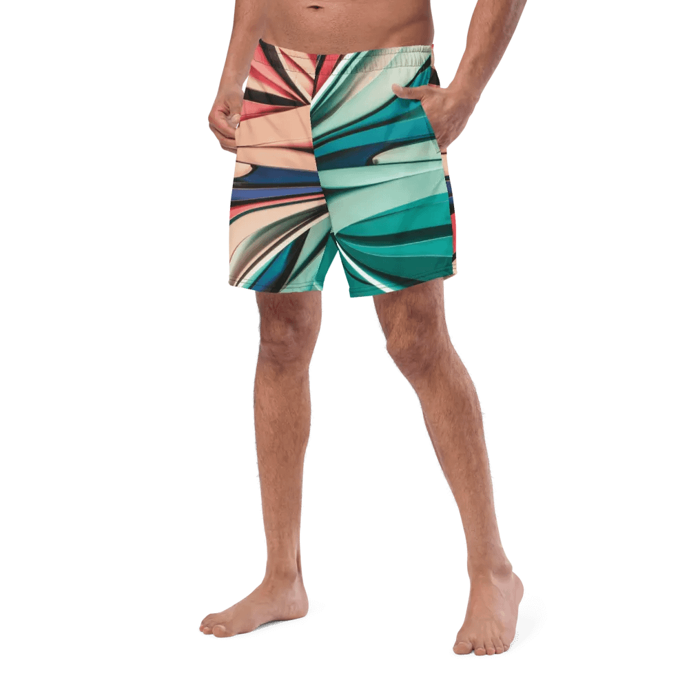 TDS Music Abstract Swim Trunks in Vibrant Colors (2XS-6XL) product image (10)