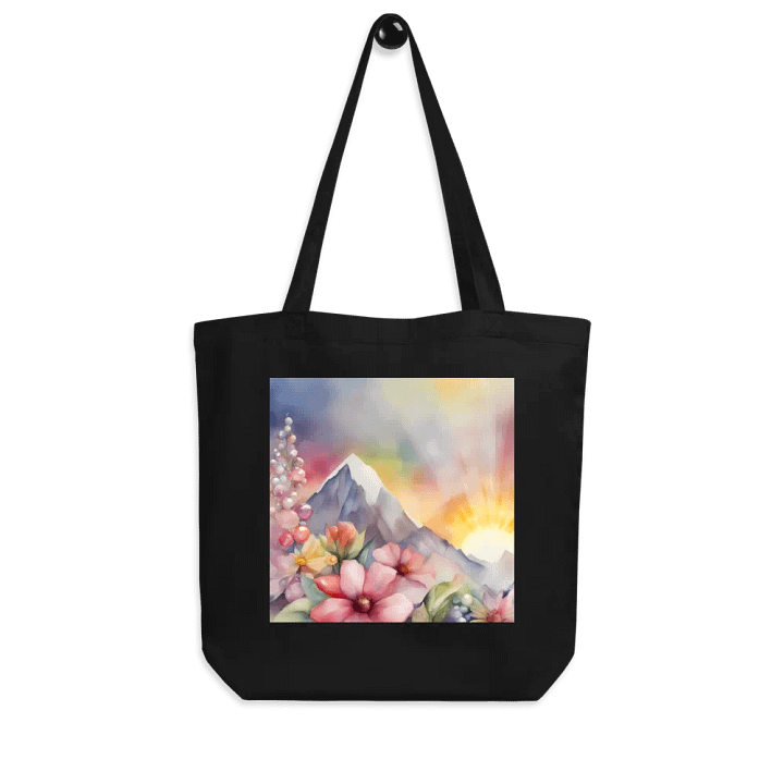 Colorful Mountain Rest, Organic Cotton Twill Tote Bag product image (1)