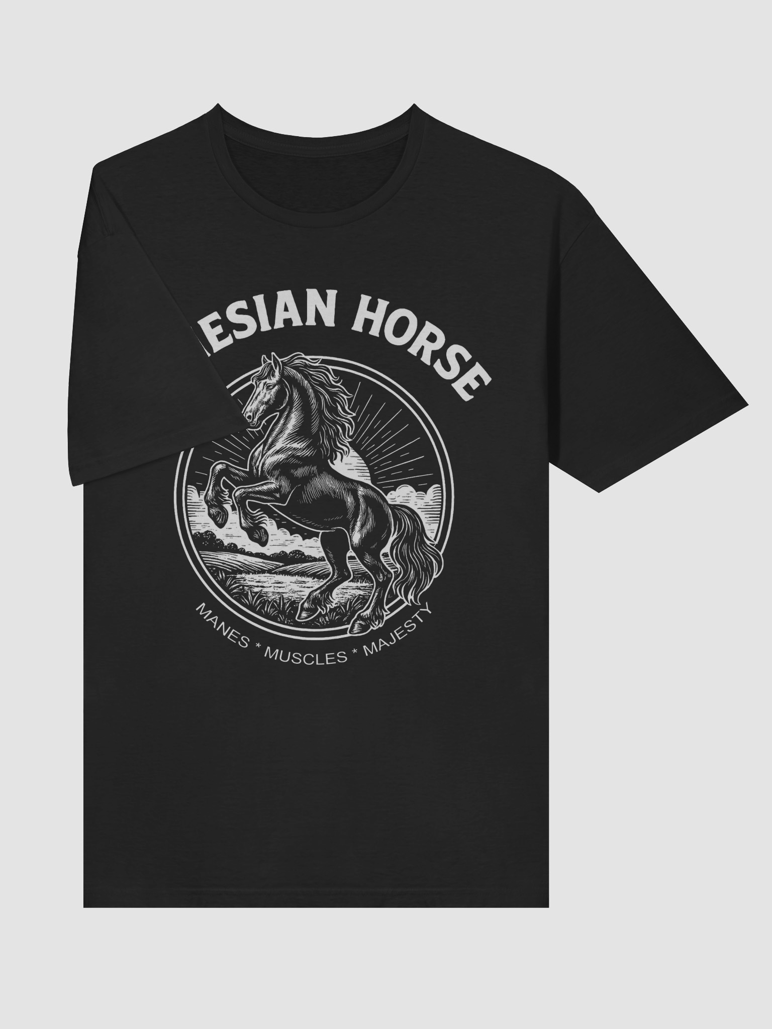 Friesian Horse - Shirt product image (6)