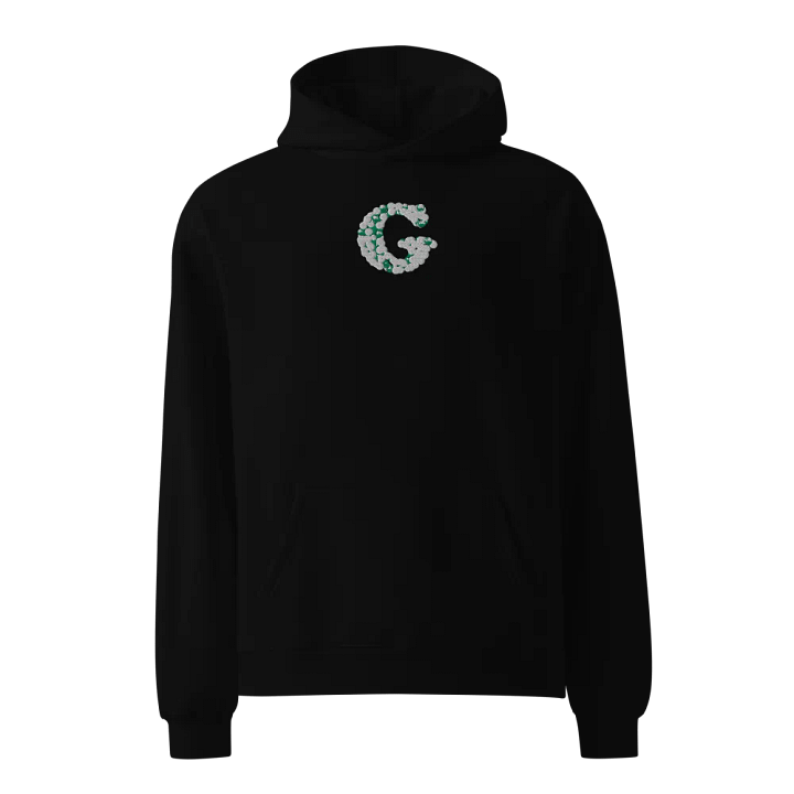 Initial Letter Of Name "G" is Embroidered Unisex Oversized Hoodie product image (1)