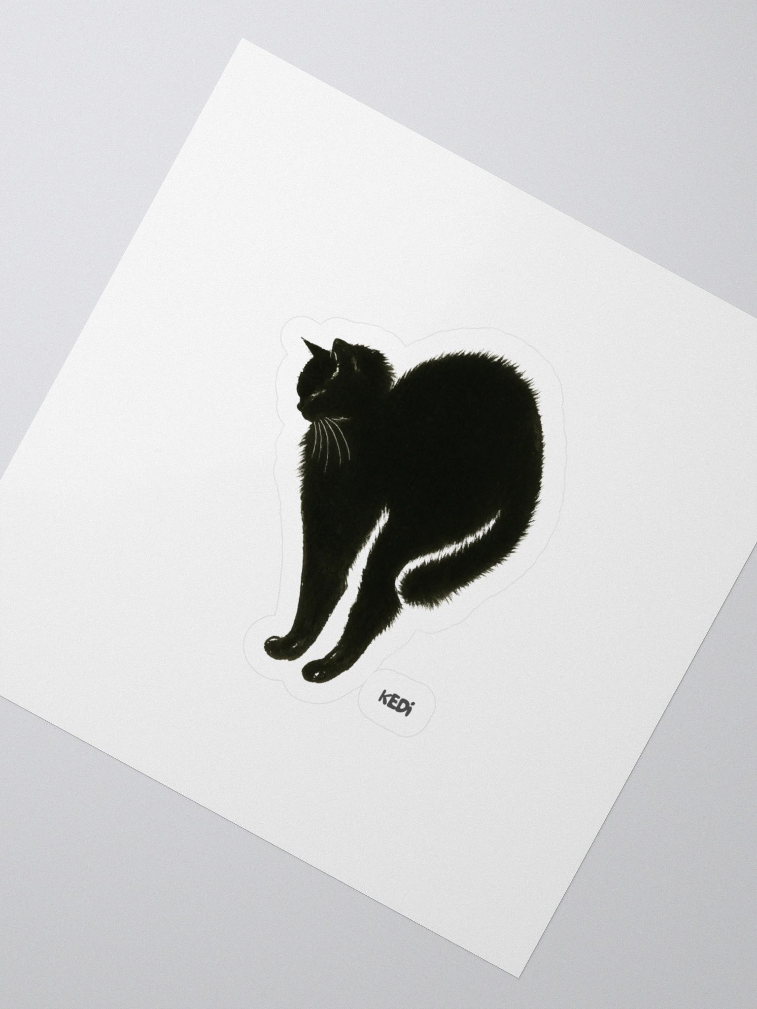 Kedi Kiss Cut Stickers product image (2)