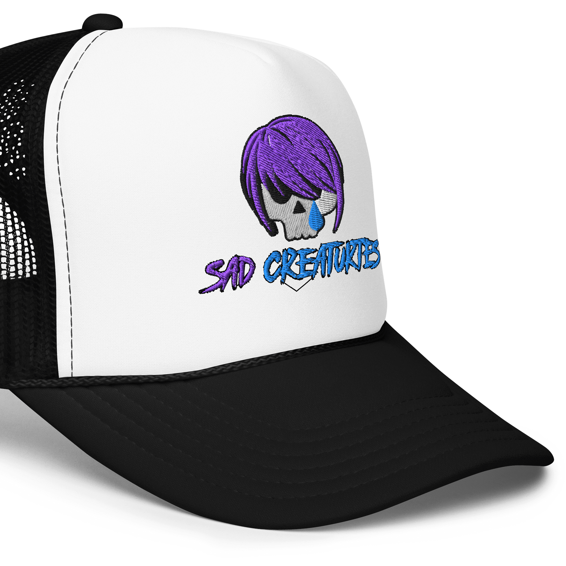 Sad Creatures Skull Trucker Hat product image (5)