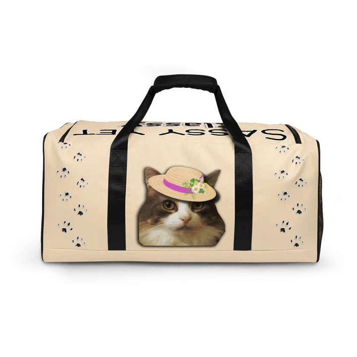 Sassy Yet Classy Duffel Bag (Sand) product image (2)