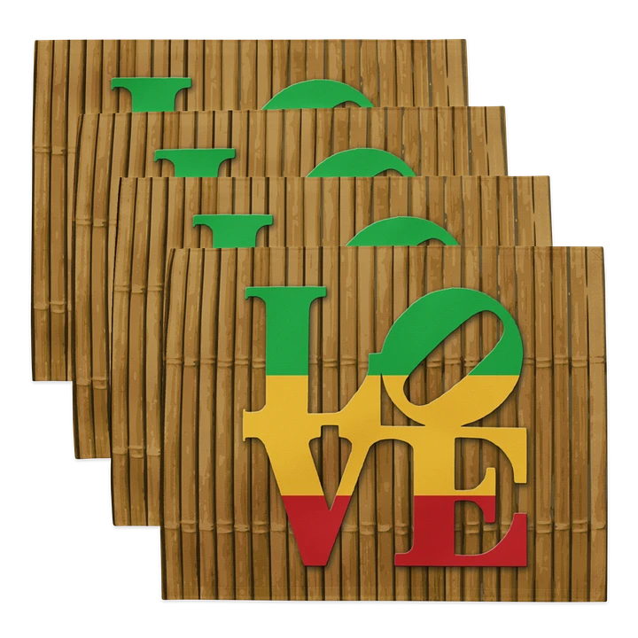 Rasta Love Placemats (Set of 4) product image (1)