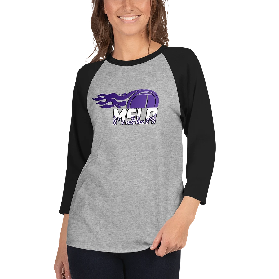 MSLA Purple Jersey Raglan Tee product image (23)