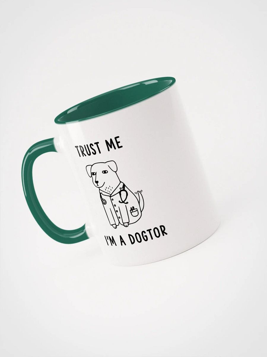 "I'm a Dogtor" Ceramic Mug with color inside product image (5)