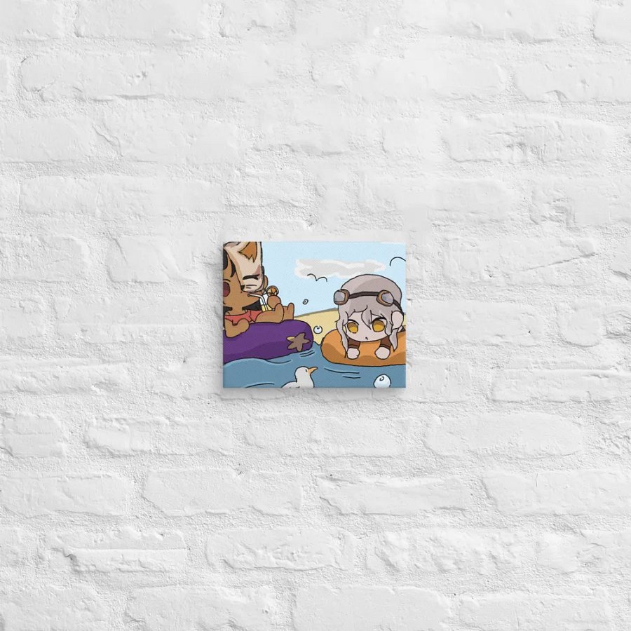 Jess and Sam Beach Day Canvas product image (6)