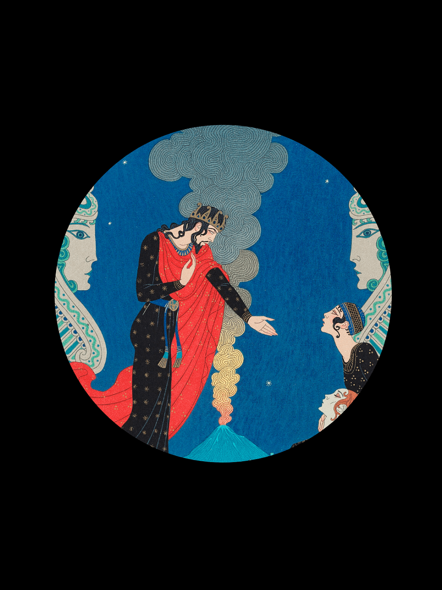 Empedocles and Panthea. Hardcover JournalBook® product image (1)