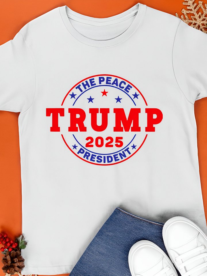 Trump The peace president 2025 Shirt product image (1)