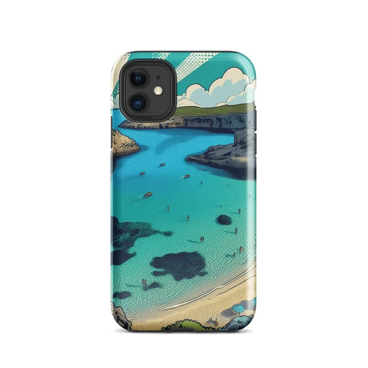 Tough Case for iPhone® | AI Design beach Greece product image (24)