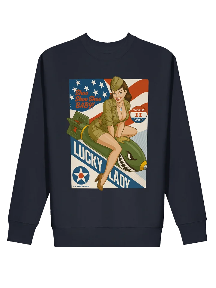 Retro Pin-Up ‘Lucky Lady’ US Army Air Corps Sweater product image (20)