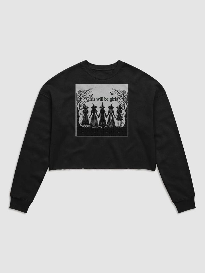 Girls will be Girls cropped long sleeve product image (1)