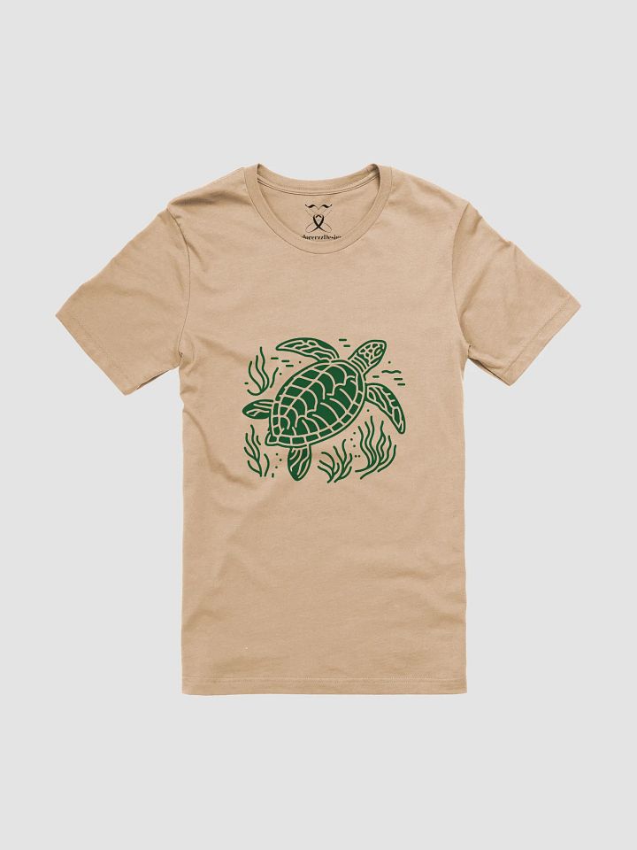 Sea Turtle Line Graphic Bella+Canvas Unisex Supersoft T-Shirt product image (9)